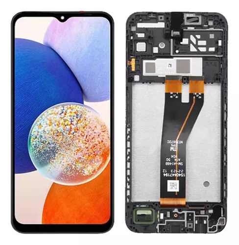 Modulo Samsung A14 5G / A146B con marco negro (ORIG Premium)
