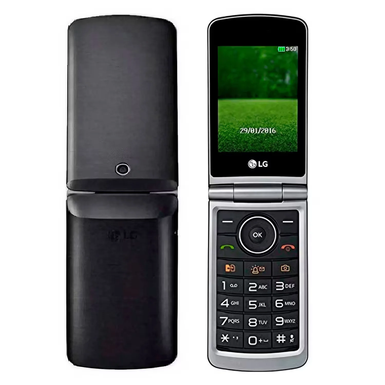 Celular con Tapita LG G360 Dual Sim 3" (Negro)