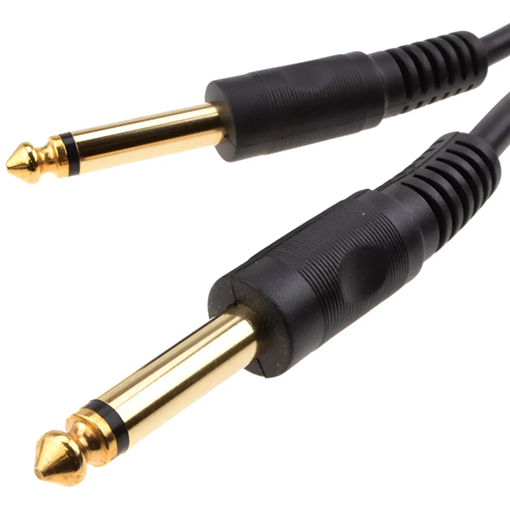 Cable Plug 6,5 a Plug 6,5 Mono 1,5m