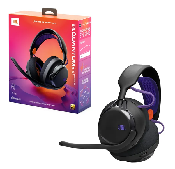 Auricular Gamer Bluetooth JBL Quantum 650 Negro (ORIGINAL)