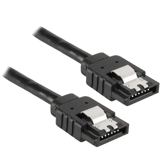 Cable Sata Datos 7 pin M a Sata Datos 7 pin H con Traba