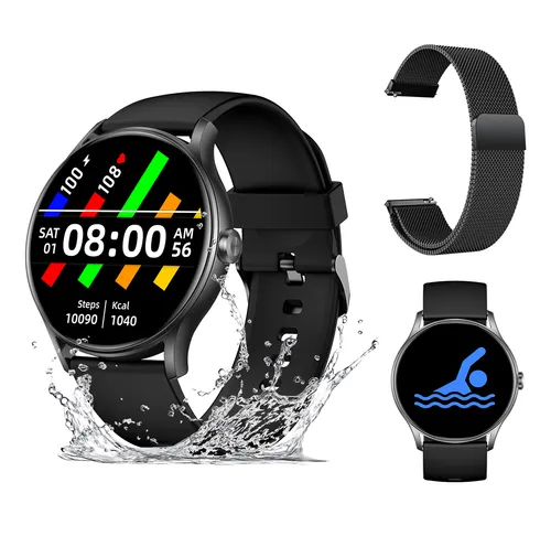 Reloj Pulsera Smartwatch Imiki TG1 Negro + Malla Magnetica