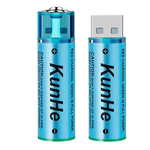 Pila AA Recargables Usb 1200mAh