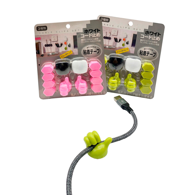 Organizador Adhesivo para Cables x 6u G889