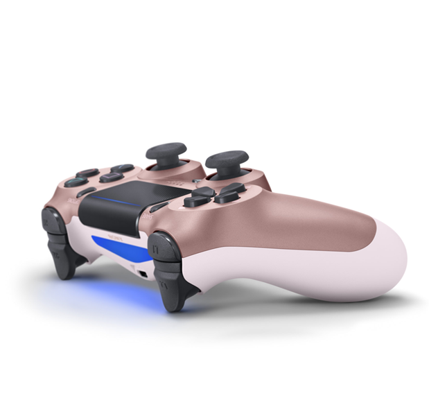 Joystick PS4 Sony Replica Rosa Gold