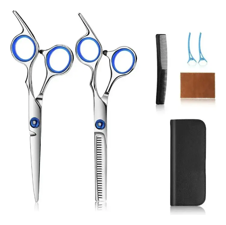 Kit de Tijeras de Corte y Pulir + Peine