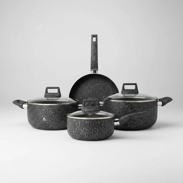 Bateria de Cocina Antiadherente 7pcs