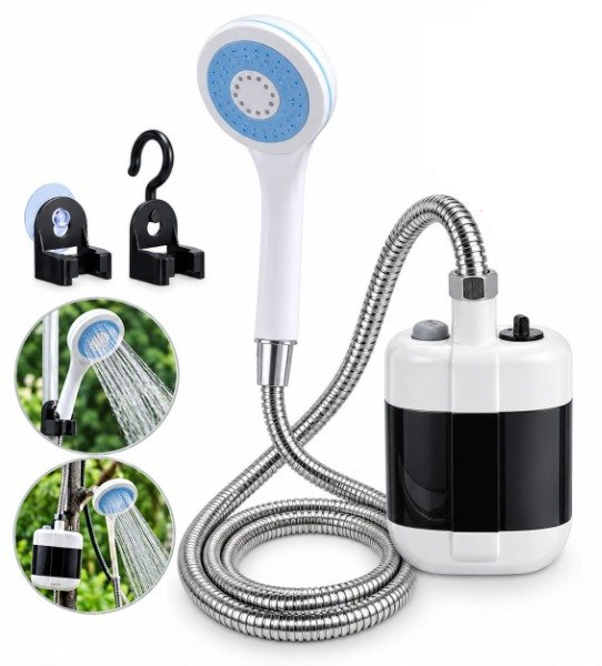 Ducha Portatil de Camping Recargable
