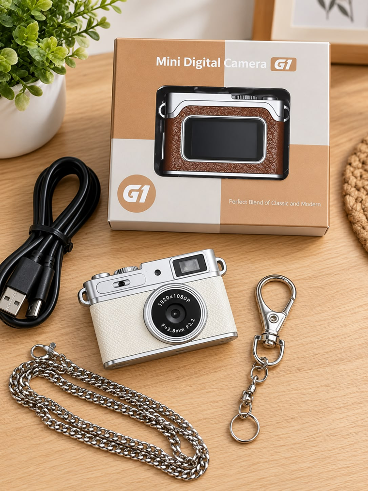 Mini Camara Digital Recargable G1 (2,5x4,2cm) (sin Micro SD)