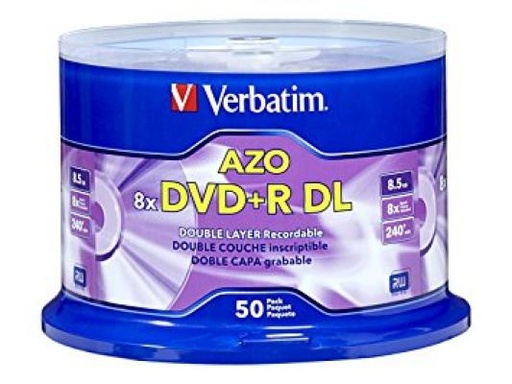 [023942970002] DVD Verbatim virgen AZO X50u DVD+R DL 8X
