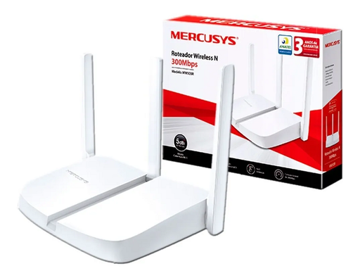 [000400 14290] Router Wifi Mercusys 300 Mbps MW305R 3 antenas