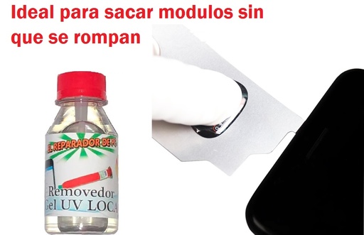 [501426] Removedor de Gel Uv loca y Pegamento 100cc para desenmarcar modulos