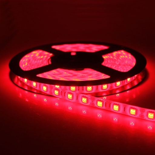 [6290132557365] Tira led 5050 exterior roja (5mts)
