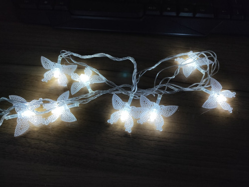 [501454 880130] Luces de Navidad Mariposa Acrilico Blanco Frio