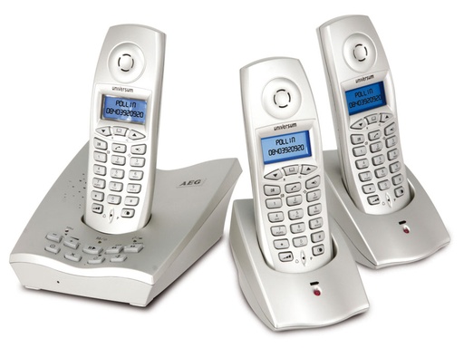 [4038989102213] Telefono inalambrico triple D8000 Voice (Saldo - funciona uno y el resto a reparar / configurar) sin garantia