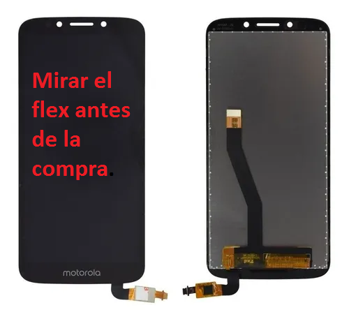 [501009 201098000] Modulo Motorola Moto E5 Play Go XT1921 / XT1920-18 (Flex largo) negro (ORIG)