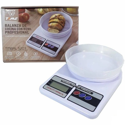 [0723540565555] Balanza de Cocina con Bowl BLZ-91016