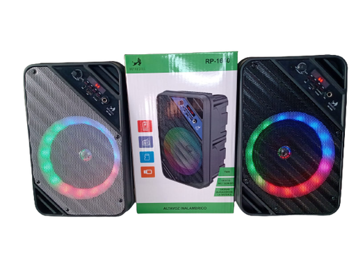 [RP-1640] Parlante Bafle 6,5" con karaoke BT FM USB RP-1640 (22*19*35cm)
