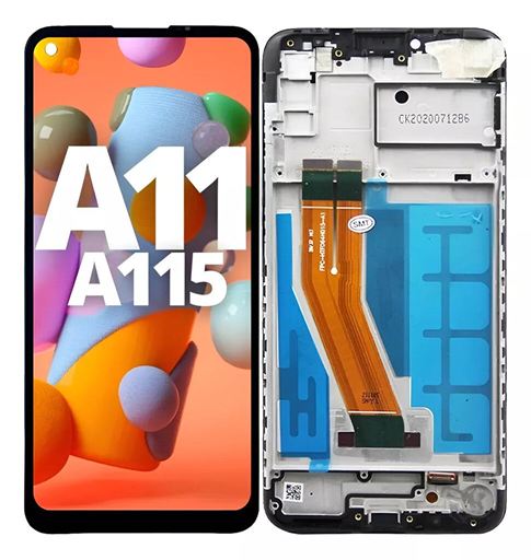 [502114] Modulo Samsung A11 con marco negro (ORIG)