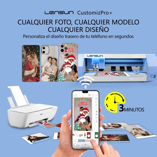[502144 Paper-M] Laminas DIY Lensun Mate 50 Pcs (para imprimir diseño)