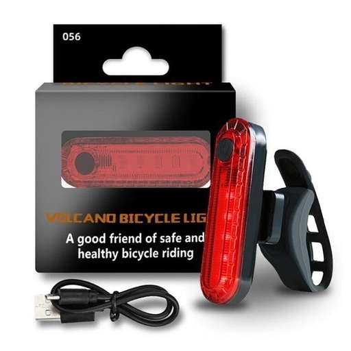 [6290132572986 527207] Luz Trasera para Bicicleta Recargable Usb FY-056