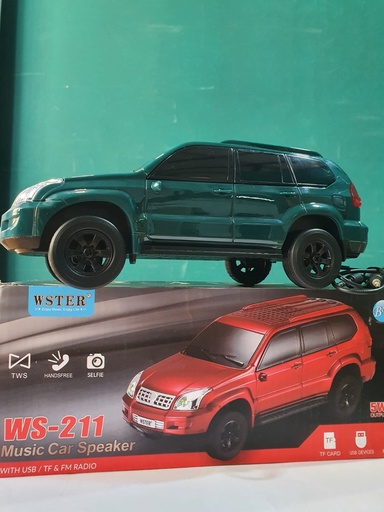 [WS-211] Parlante Portatil BT Micro Sd Usb Aux Fm Auto con Luces WS-211