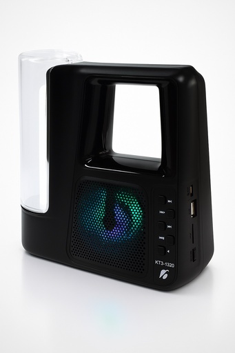 [6290132578360] Parlante Portatil BT Fm Usb Micro Sd con Luz 3" KTS-1320 (19x19cm)