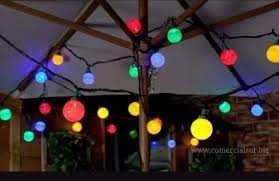 [502603] Guirnalda Kermese con 10 focos incandescentes colores exterior 10m