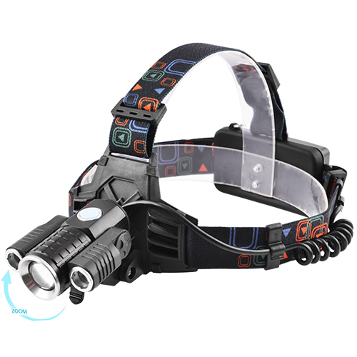 [500185 LN942] Linterna Tactica Minero Triple Led W601 W602 W603
