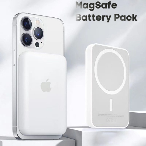 [194252458488] Power Bank 5000mAh Base Inalambrica QI 3A entrada Tipo C MagSafe