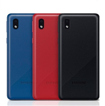 [503424] Tapa Trasera Samsung A01 Core Azul