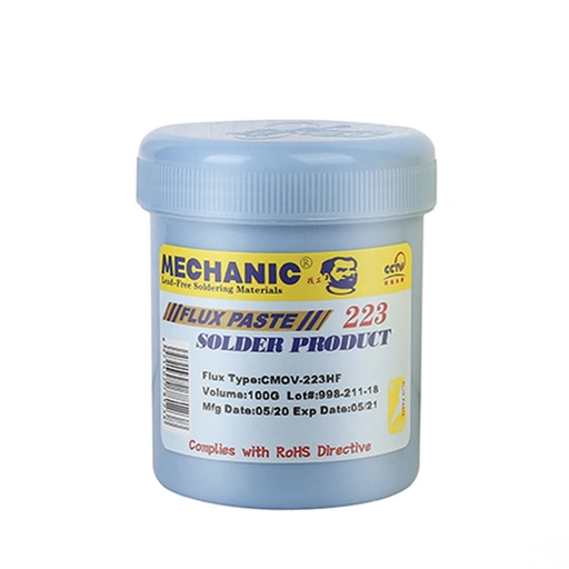 [6971402784253] Flux en pasta para Soldar Mechanic 223 100g Libre de Plomo