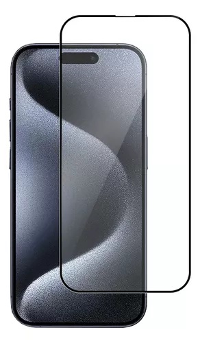 [t870] Cristal Templado 3D Iphone 16 Pro Negro