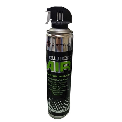 [504536] Soplador Multiuso aire comprimido Aerosol con Gatillo Quick Air 210gr inflamable