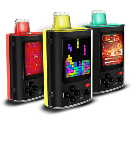 [504565 6974331906611] Vaper Descartable con Consola de Juegos (3 juegos) V-Play Uva