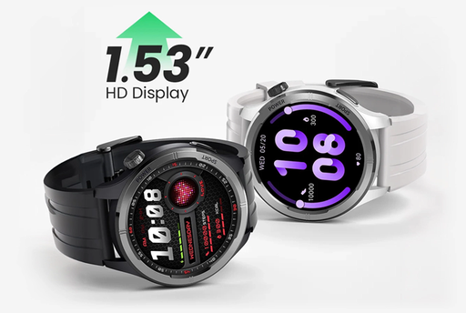 [935080 6971664935295] Reloj Pulsera Smartwatch Haylou Solar Neo HF008 2 en 1 Negro (22mm)