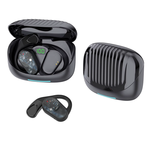 [7796350516485] Auricular Bluetooth 5.4 Doble RS-900 con Base Cargadora