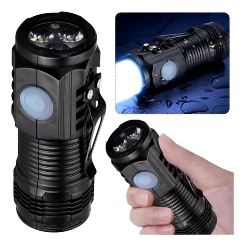 [504572 187613 LN709] Mini Linterna Recargable Led 3 modos YT-528B (3cm)