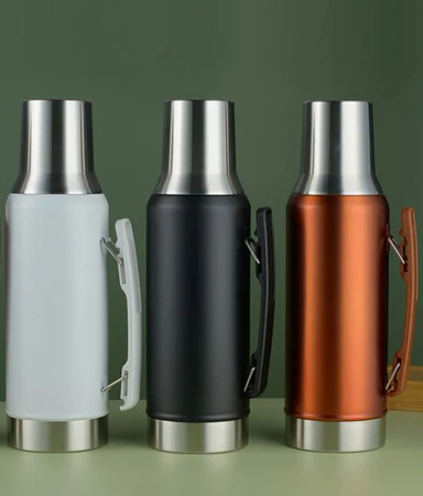 [504666] Termo de Acero 1.2L Hengda Negro