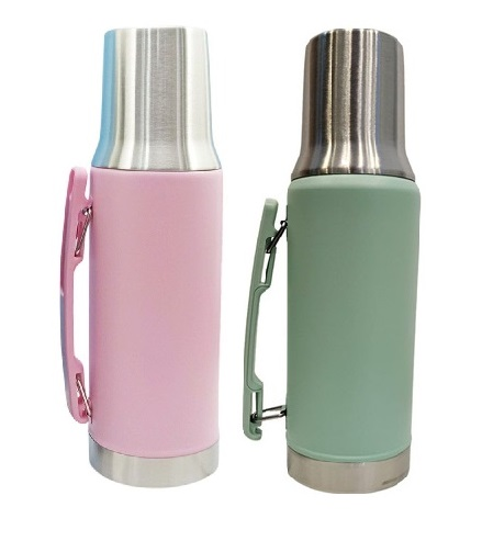 [504670] Termo de Acero 1.2L Hengda Rosa