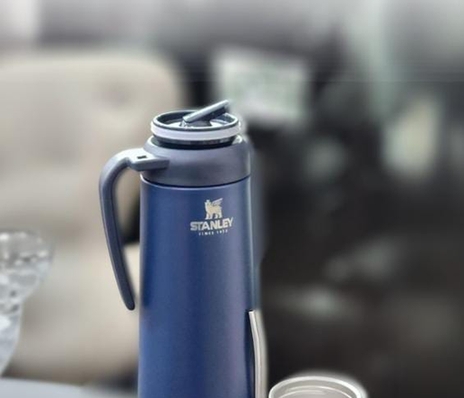 [504702] Termo con Tapa Mate y Bombilla 1.2L Stanley Azul