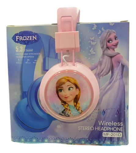 [6925356693277] Auricular Vincha Bluetooth Micro Sd Personajes MF-201 Frozen