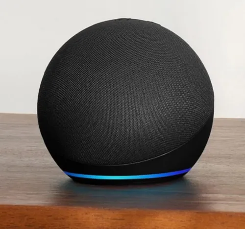 [840080503653] Parlante Bluetooth Inteligente Amazon Echo Dot 4 Alexa 5ta gen Negro