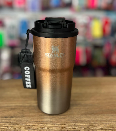 [504789] Vaso Termico Doble Pico Stanley 500ml Dorado