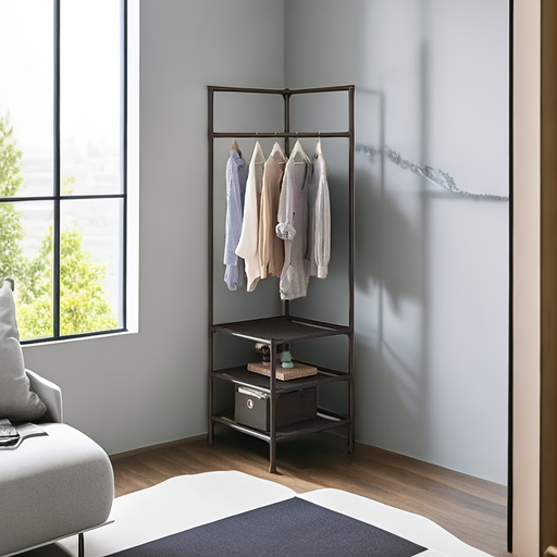 [504805] Perchero Organizador Esquinero 3 Niveles (cm)