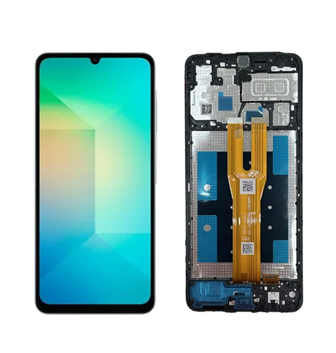 [504836] Modulo Samsung A06 / A065 con marco negro (ORIG)