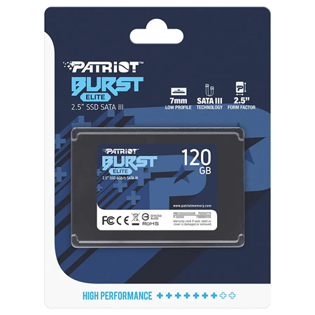 [0814914027738] Disco de Estado Solido SSD Patriot Burst Elite 2.5" 120gb
