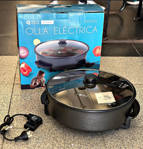 [OR-5010] Olla Multiuso Redonda Antiadherente 8L 1300w Oryx (40x14,4cm)