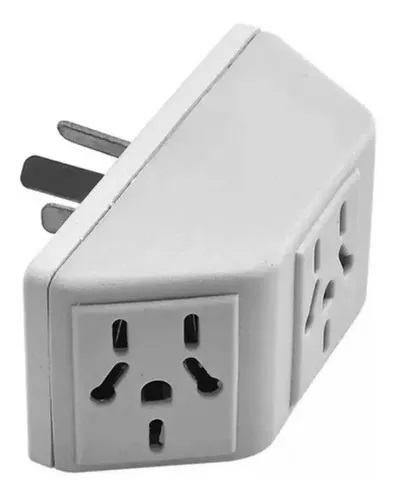 [PC-1001] Enchufe Triple Piramide 220V (Toma Argentina)