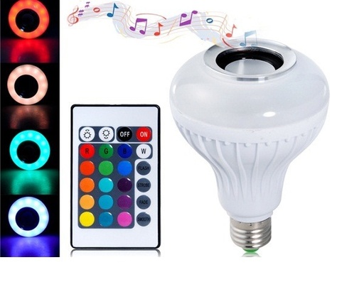 [706102 498929 452254] Foco Parlante Bluetooth con control